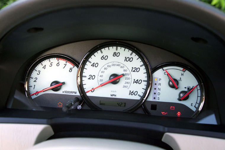 2004 Toyota Camry Solara Coupe Gauges Picture
